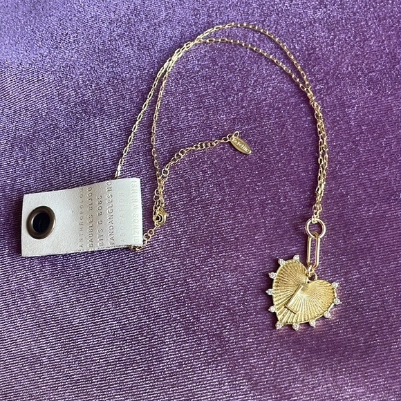 Serefina Monogram L Heart Pendant Necklace - Picture 6 of 6